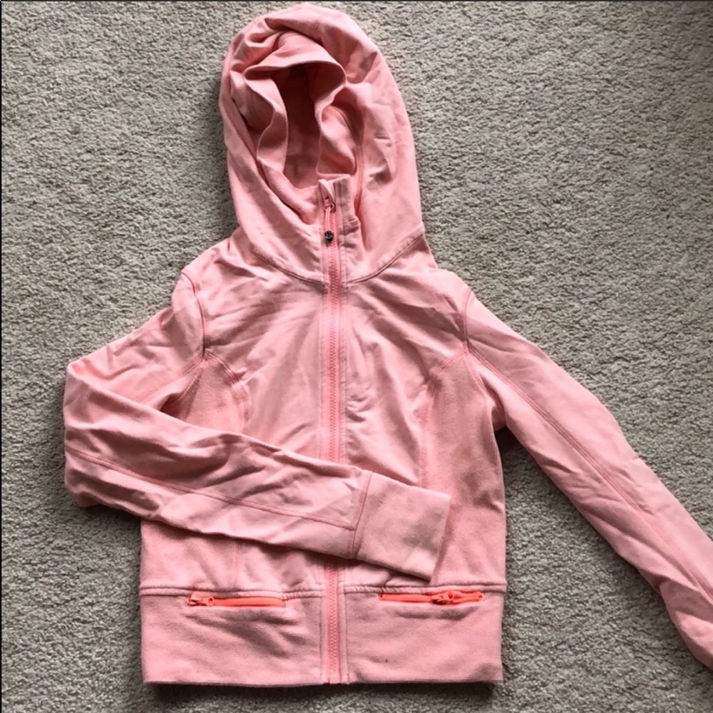 Pink lululemon zip up